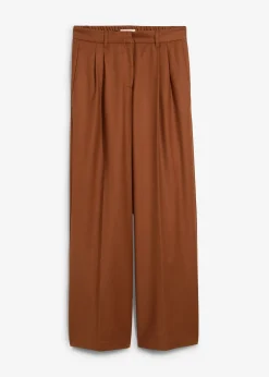 Pantalon à pinces en laine