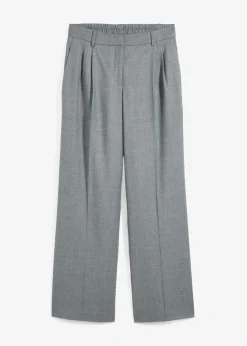 Pantalon à pinces en laine