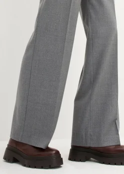 Pantalon à pinces en laine