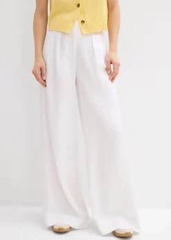 Pantalon à pinces en lyocell fluide