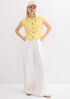 Pantalon à pinces en lyocell fluide