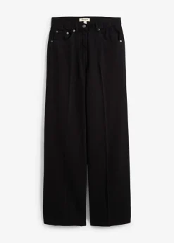 Pantalon à pinces en twill 100% coton