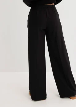 Pantalon à pinces en viscose mélangée