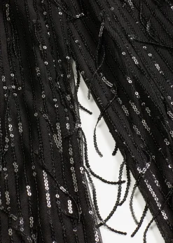 Pantalon à sequins et franges