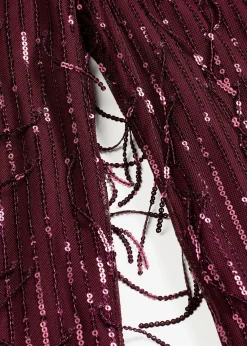 Pantalon à sequins et franges