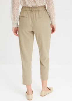 Pantalon à taille élastiquée