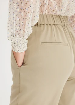 Pantalon à taille élastiquée