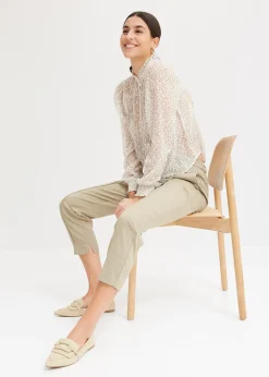 Pantalon à taille élastiquée