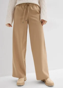 Pantalon à taille élastiquée