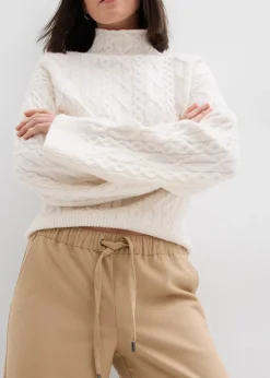 Pantalon à taille élastiquée