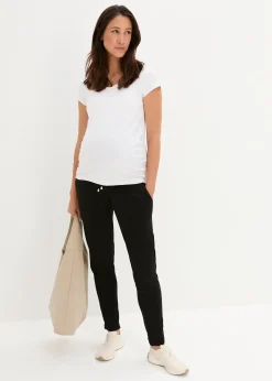 Pantalon à taille élastiquée