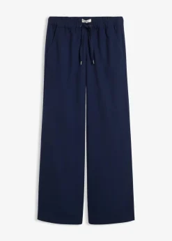 Pantalon à taille élastiquée