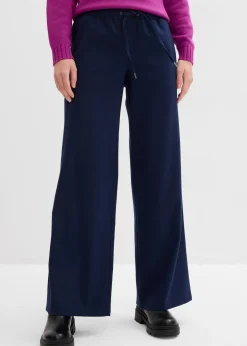 Pantalon à taille élastiquée