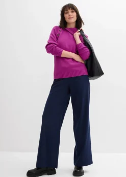 Pantalon à taille élastiquée
