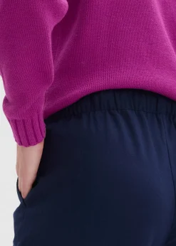 Pantalon à taille élastiquée