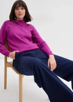 Pantalon à taille élastiquée