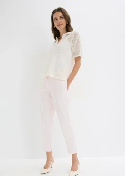 Pantalon à taille élastiquée