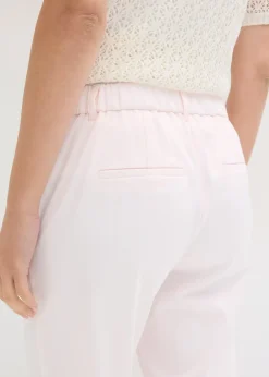 Pantalon à taille élastiquée