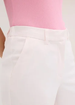 Pantalon à taille élastiquée