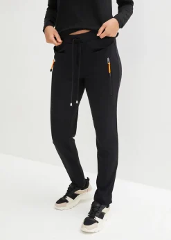 Pantalon à taille élastiquée en Punto di Roma confortable