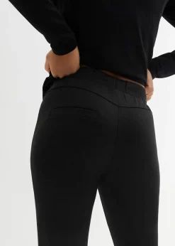 Pantalon à taille élastiquée en Punto di Roma confortable
