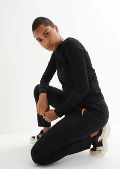 Pantalon à taille élastiquée en Punto di Roma confortable