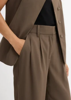 Pantalon à texture twill