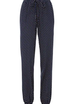 Pantalon 100% viscose, taille élastiquée