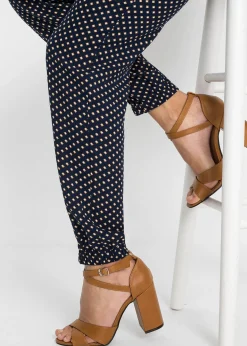 Pantalon 100% viscose, taille élastiquée