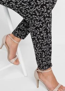 Pantalon 100% viscose, taille élastiquée