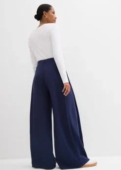 Pantalon ample à pli sur le côté