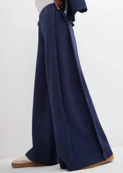 Pantalon ample à pli sur le côté