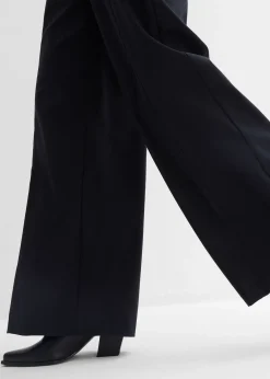Pantalon ample à taille haute