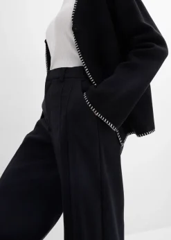 Pantalon ample à taille haute