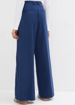 Pantalon ample à taille haute