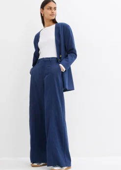 Pantalon ample à taille haute