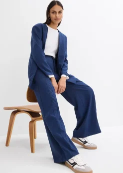 Pantalon ample à taille haute