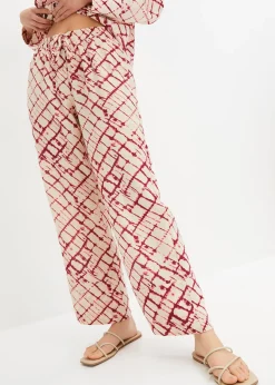 Pantalon ample avec imprimé