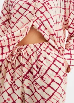 Pantalon ample avec imprimé