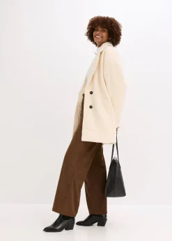 Pantalon ample en velours côtelé