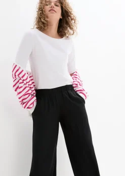 Pantalon ample en viscose