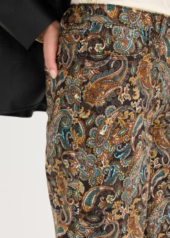 Pantalon ample et extensible en twill