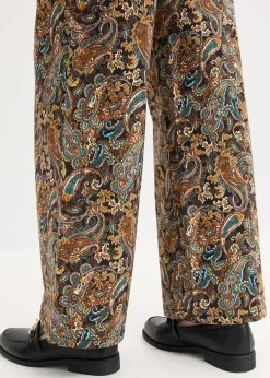 Pantalon ample et extensible en twill