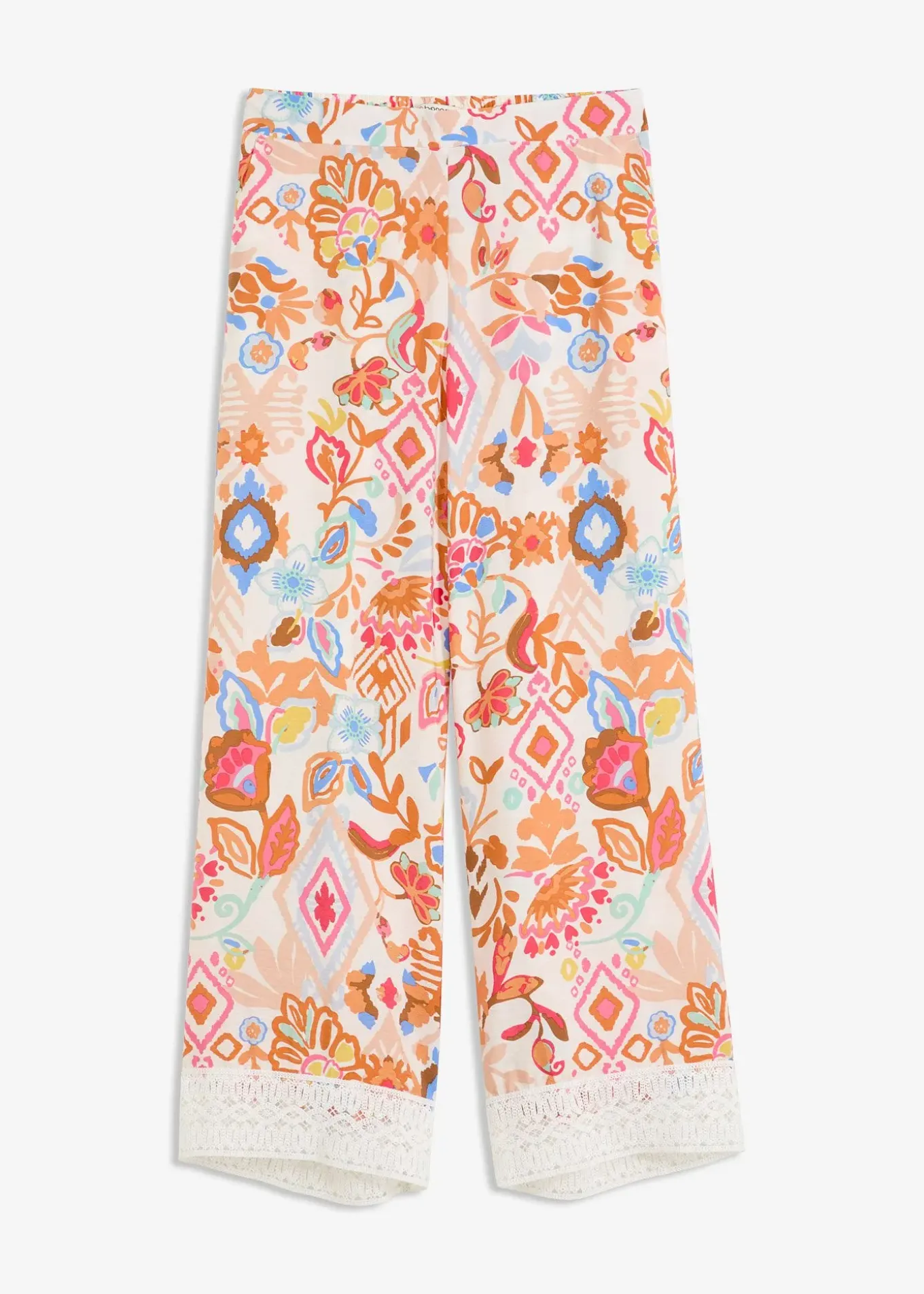 Pantalon avec bordure dentelle