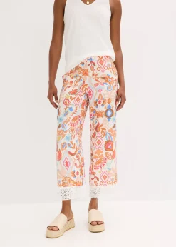 Pantalon avec bordure dentelle