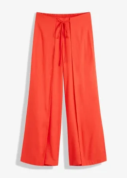 Pantalon avec fente en viscose