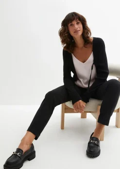 Pantalon avec taille entièrement élastiquée