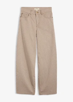 Pantalon ballon à rayures