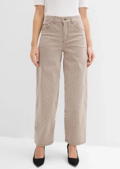 Pantalon ballon à rayures