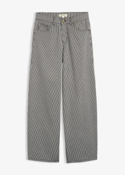 Pantalon ballon à rayures